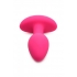 Magenta Remote-Controlled Vibrating Plug