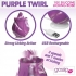 10x Purple Twirl Silicone Licking Rose - Pleasure Toy