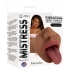 Mistress Mercedes Vibrating Mouth Stroker - Brown