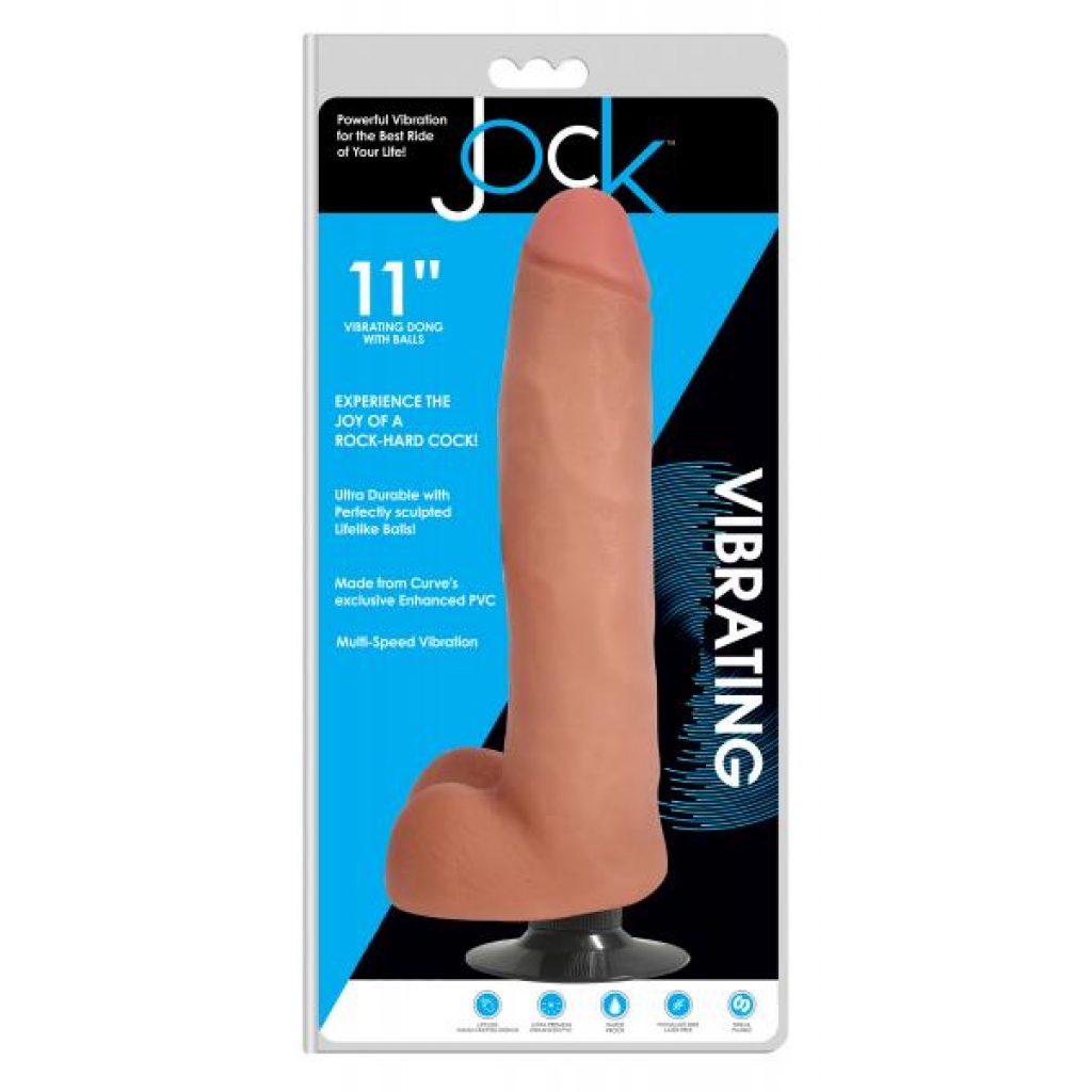 Jock 11-Inch Vibrating Dong with Balls