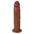 Realistic Jock Dark Bareskin Dildo - 9 Inch