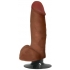 Jock Dark Bareskin Vibrating Dildo With Balls - 7 Inch