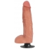 Jock Light Bareskin Vibrating Dildo with Balls - 9 Inch