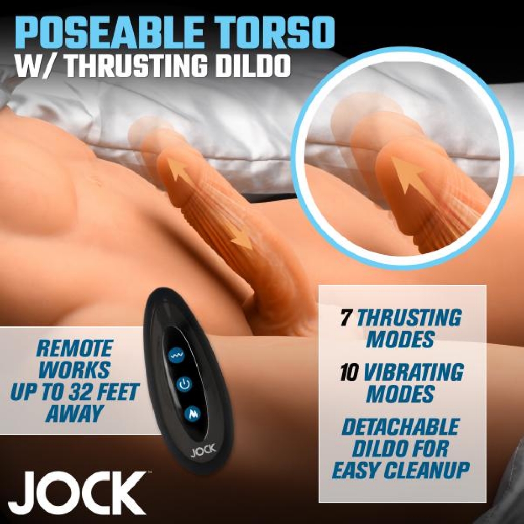 Poseable Torso with Thrusting Dildo - Ultimate Fantasy Companion