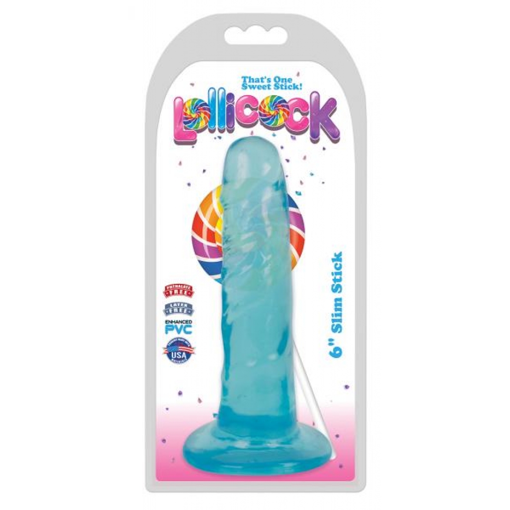 6 Inch Slim Stick - Crystal Clear Vibrator