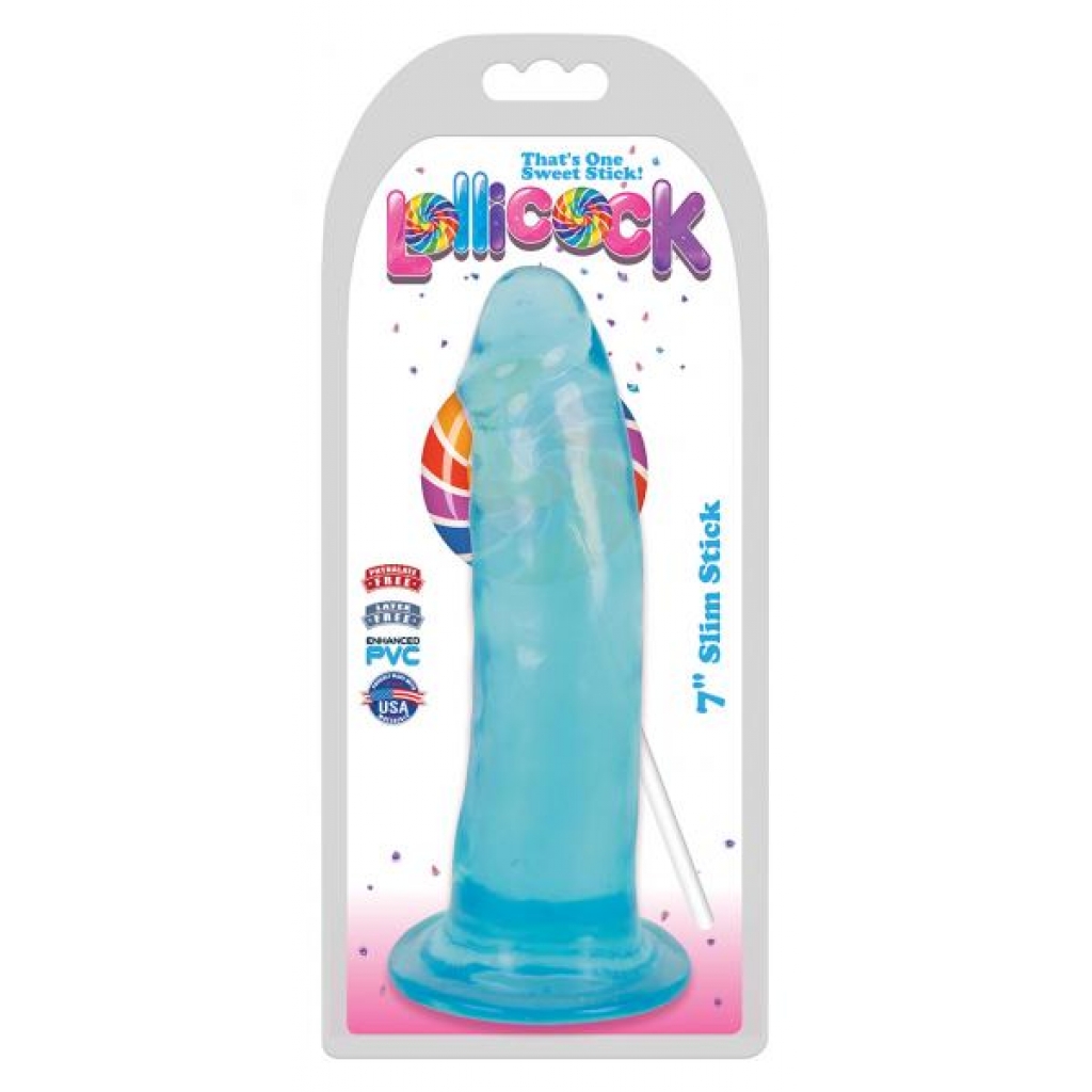 7 Inch Slim Stick Berry Ice Dildo for Pleasurable Fun