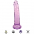 8 Inch Slim Stick Grape Ice Dildo