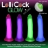 Glow-in-the-Dark Silicone Dildo - 7 Inches, Pink