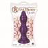 Royal Textured Ribbed Anal Plug in Purple