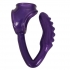 The Duke Cock and Ball Ring with Anal Plug - Purple