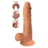 Easy Riders Dual Density Silicone Dildo - 6 Inch