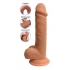 Easy Riders Dual Density Silicone Dildo – 7 Inch