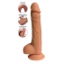 Easy Riders Dual Density Silicone Dildo - 9 Inch