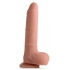 Vibrating and Rotating Remote Control Silicone Dildo - 8 Inch