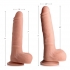 Vibrating and Rotating Remote Control Silicone Dildo - 8 Inch