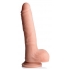 Vibrating and Rotating Remote Control Silicone Dildo - 9 Inch