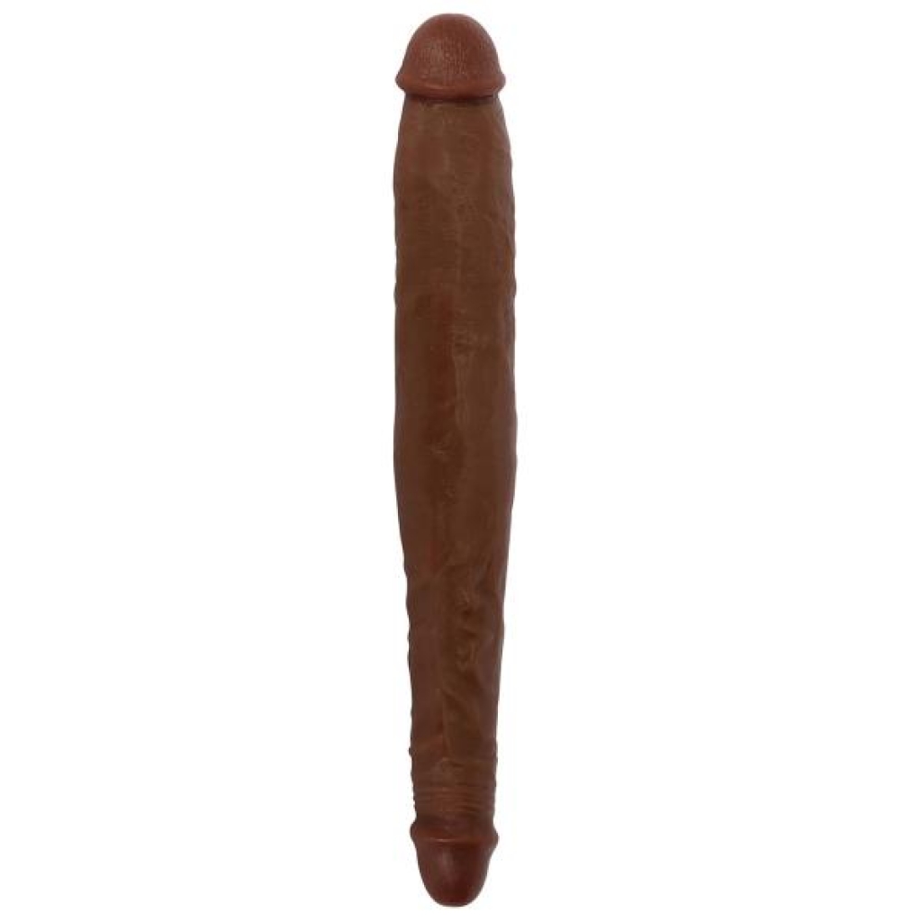 Jock 13 Inch Tapered Double Dong - Brown Bulk