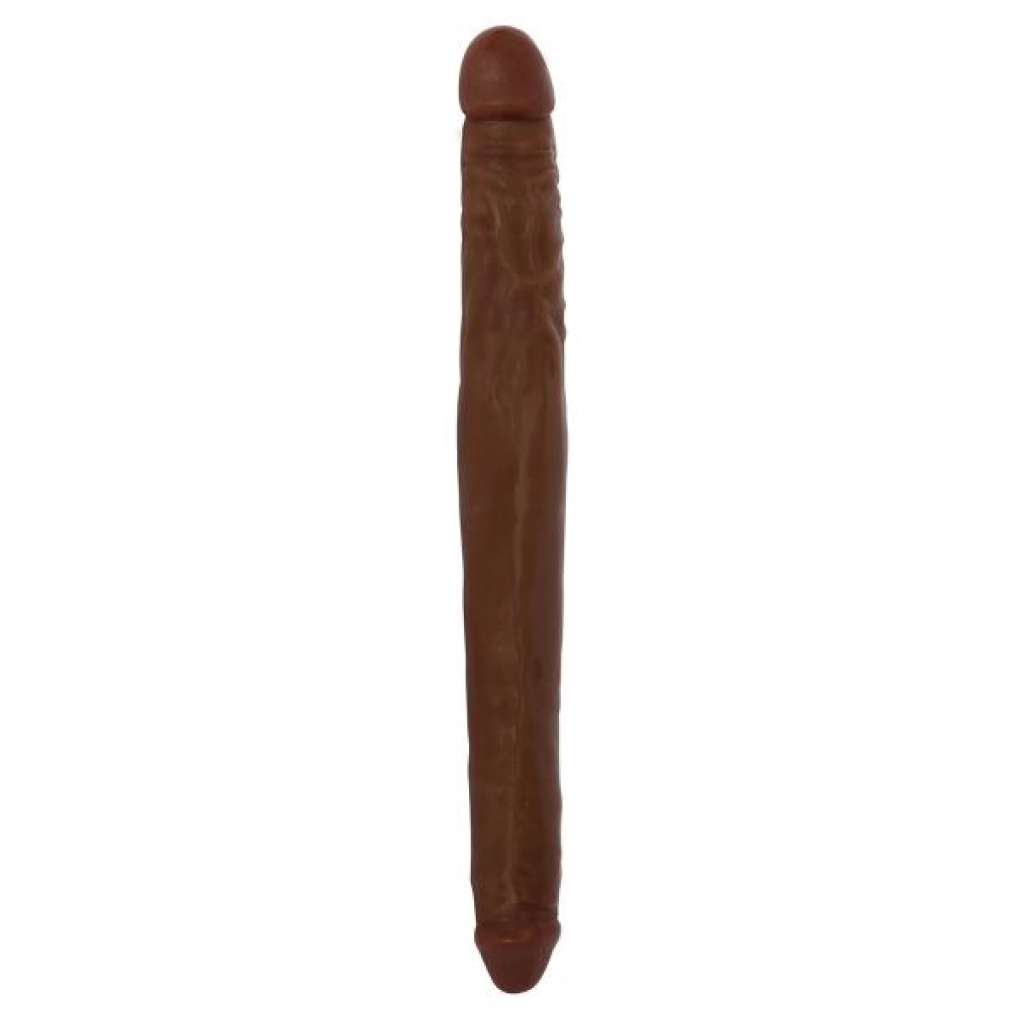 Jock Tapered Double Dong - 16 Inch Brown