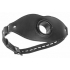 Feeder Locking Open Mouth Gag - Black Leather (O/S)