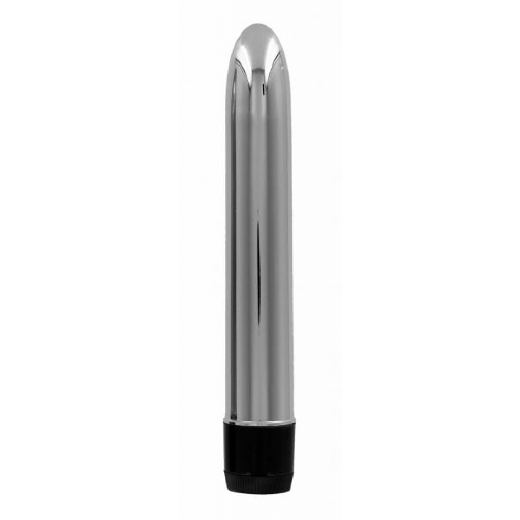 Trinity 7-inch Slim Silver Vibrator