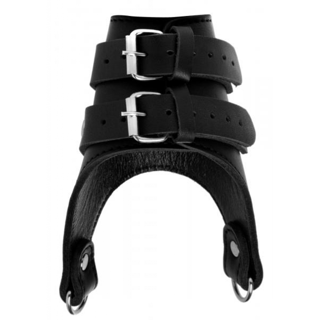 Strict Leather Double Weight Ball Stretcher - Black