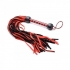 Black And Red Suede Flogger