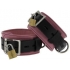 Strict Leather Pink Black Deluxe Locking Wrist Cuffs