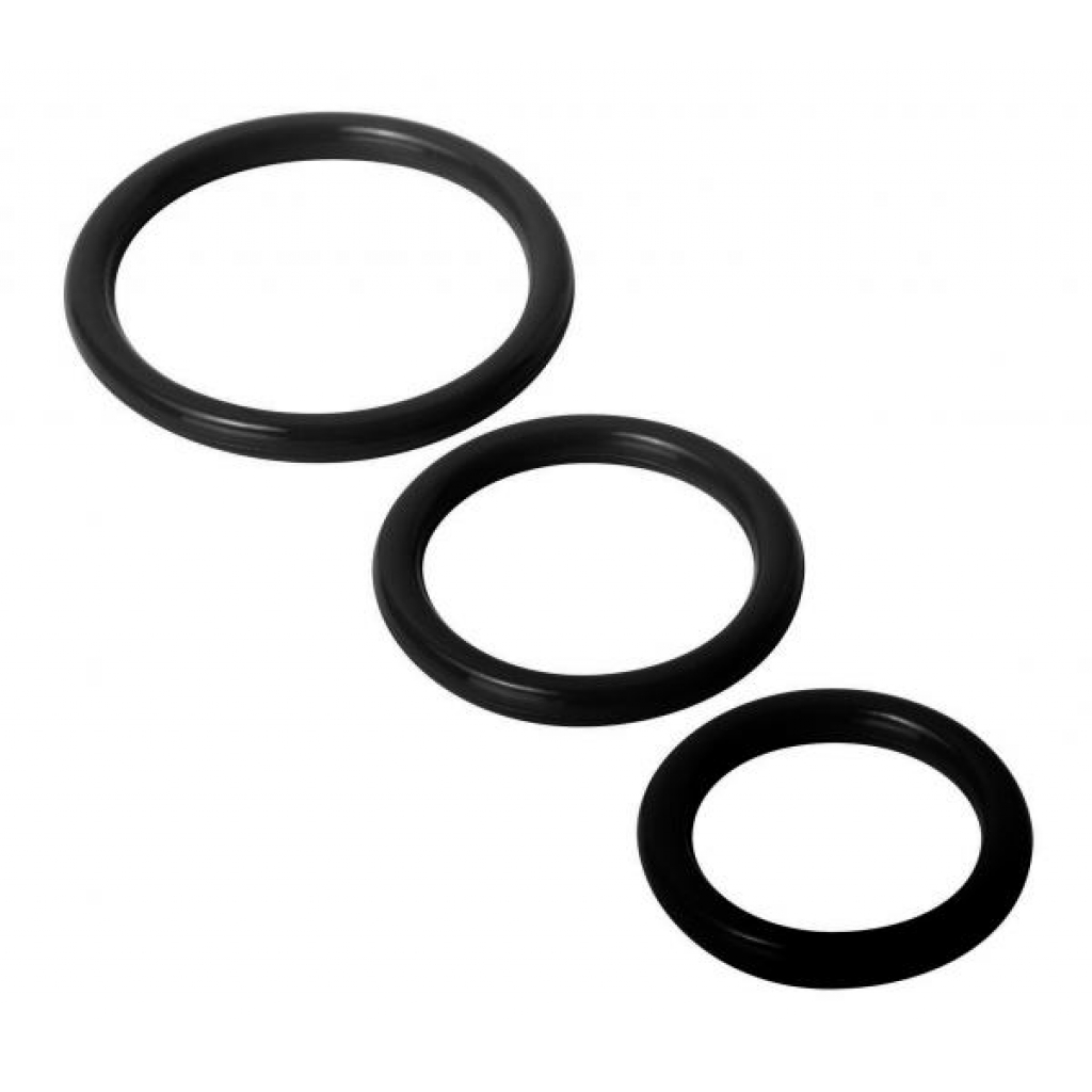 Trinity Silicone Cock Rings for Guaranteed Performance