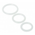 Trinity Silicone Cock Rings - Clear