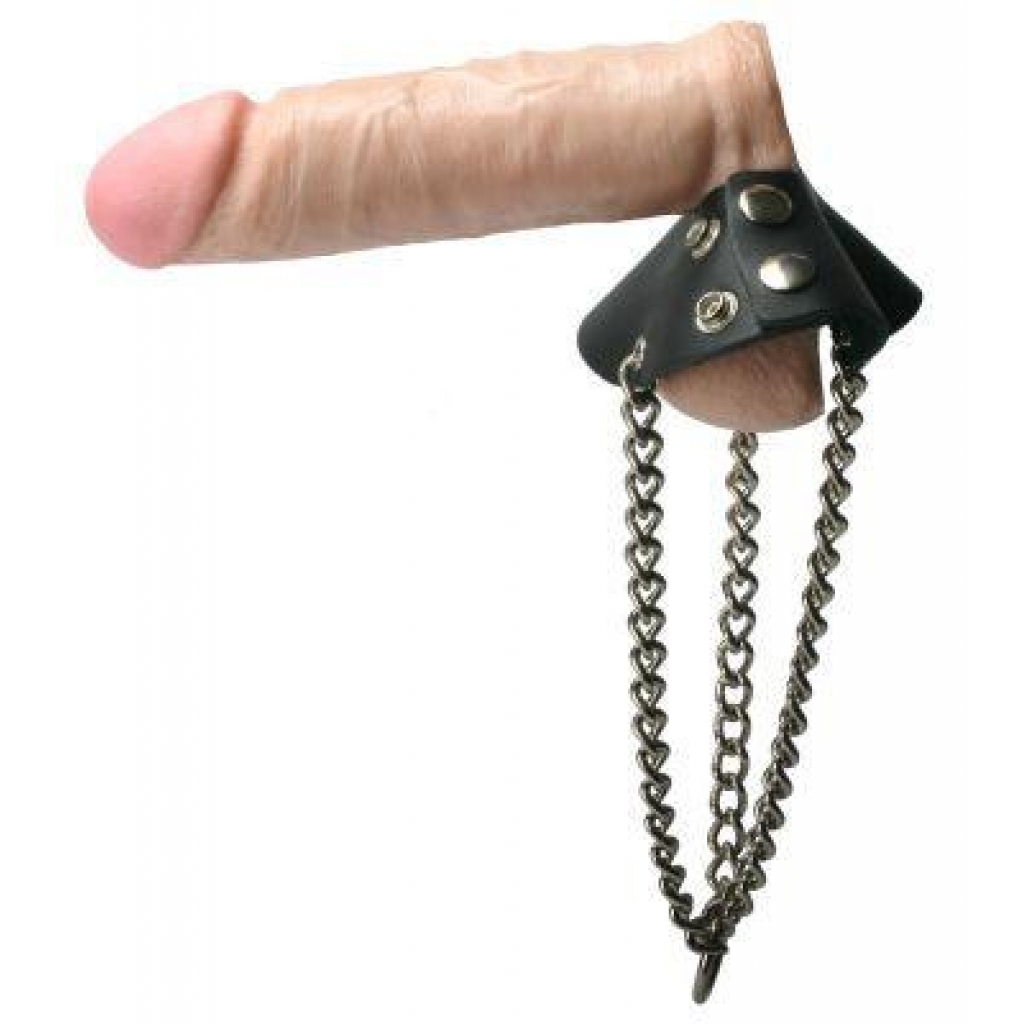 Leather Parachute Ball Stretcher - Explore New Heights of Pleasure