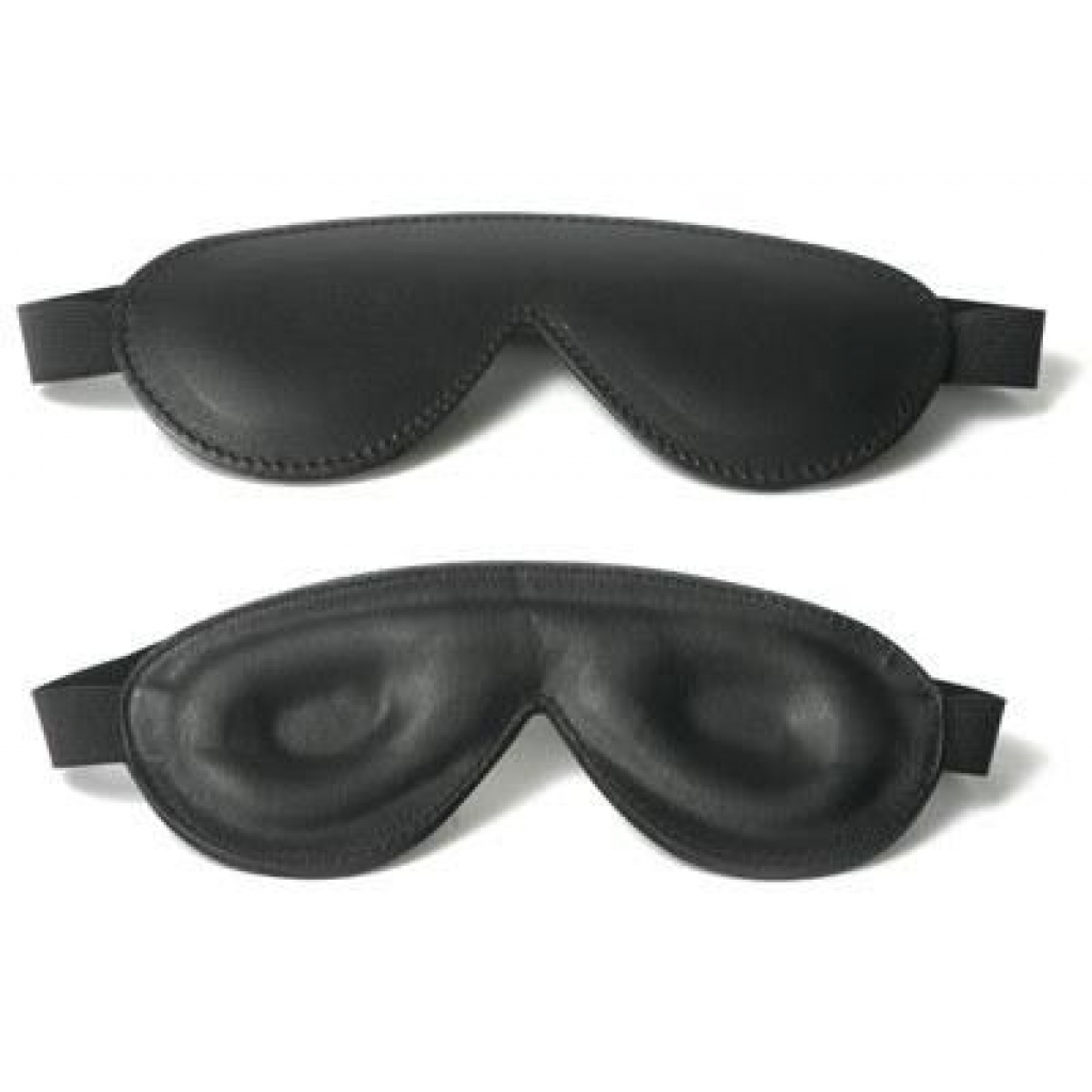 Strict Leather Padded Blindfold - For Enhanced Sensory Play