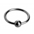 Steel Ball Head Ring - Silver Stimulation