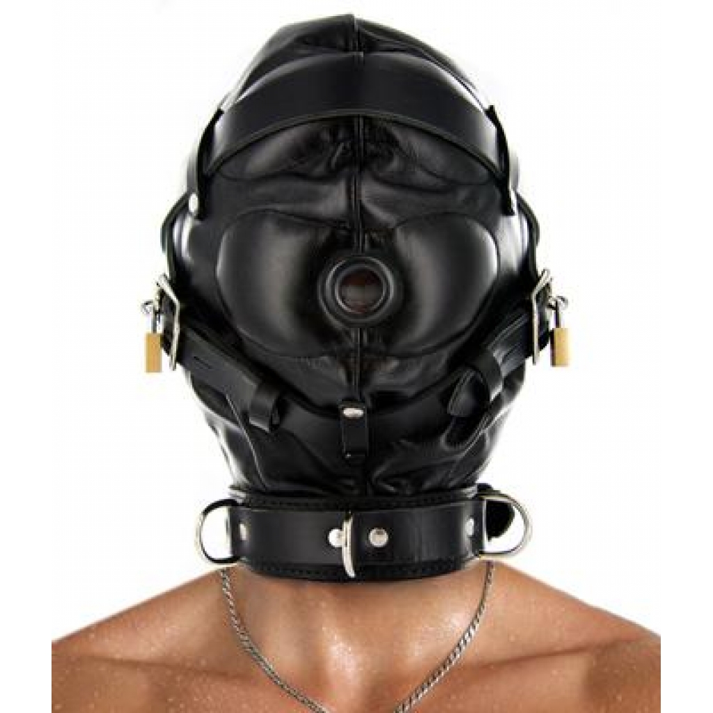 Strict Leather Sensory Deprivation Hood - Embrace Submission