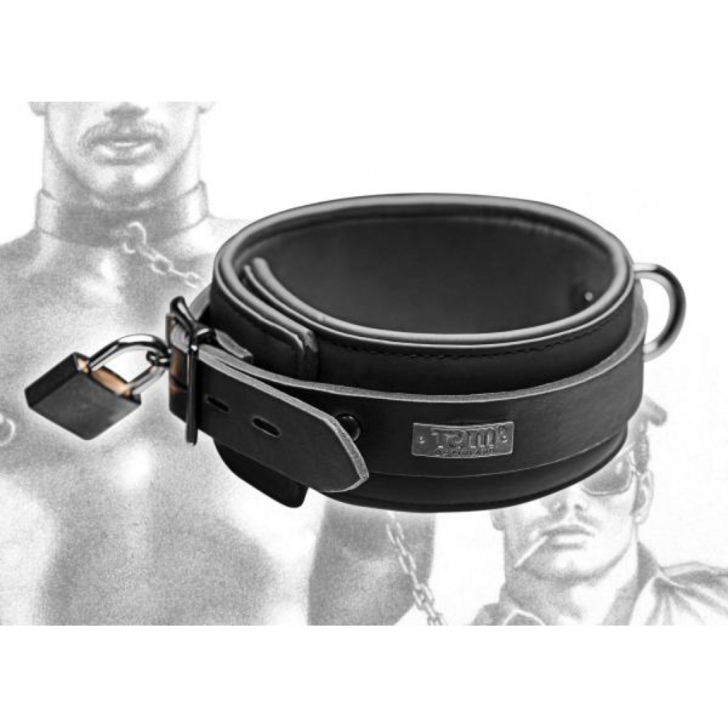 Tom Of Finland Neoprene Collar - Adjustable Black Accessory