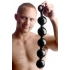 Black Baller Anal Beads - Bulk