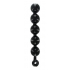 Black Baller Anal Beads - Bulk