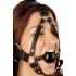 Leather Ball Gag Harness - Ultimate Restraint