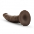 Dr. Skin Glide 7.5in Self Lubricating Dildo Chocolate