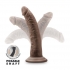 Dr. Skin Plus 7in Poseable Dildo Chocolate