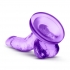 Naturally Yours 4 inches Mini Cock - Purple Dildo