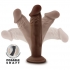 Dr. Skin Plus 6in Poseable Dildo - Chocolate