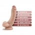 Dr. Skin Mr. Mayor 9in Dildo With Balls - Beige