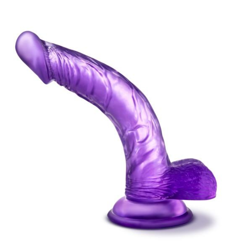 B Yours Sweet N Hard - 7 Inches Realistic Dildo Purple