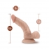 Dr. Skin Dr. Stephen 6.5in Dildo With Balls - Beige