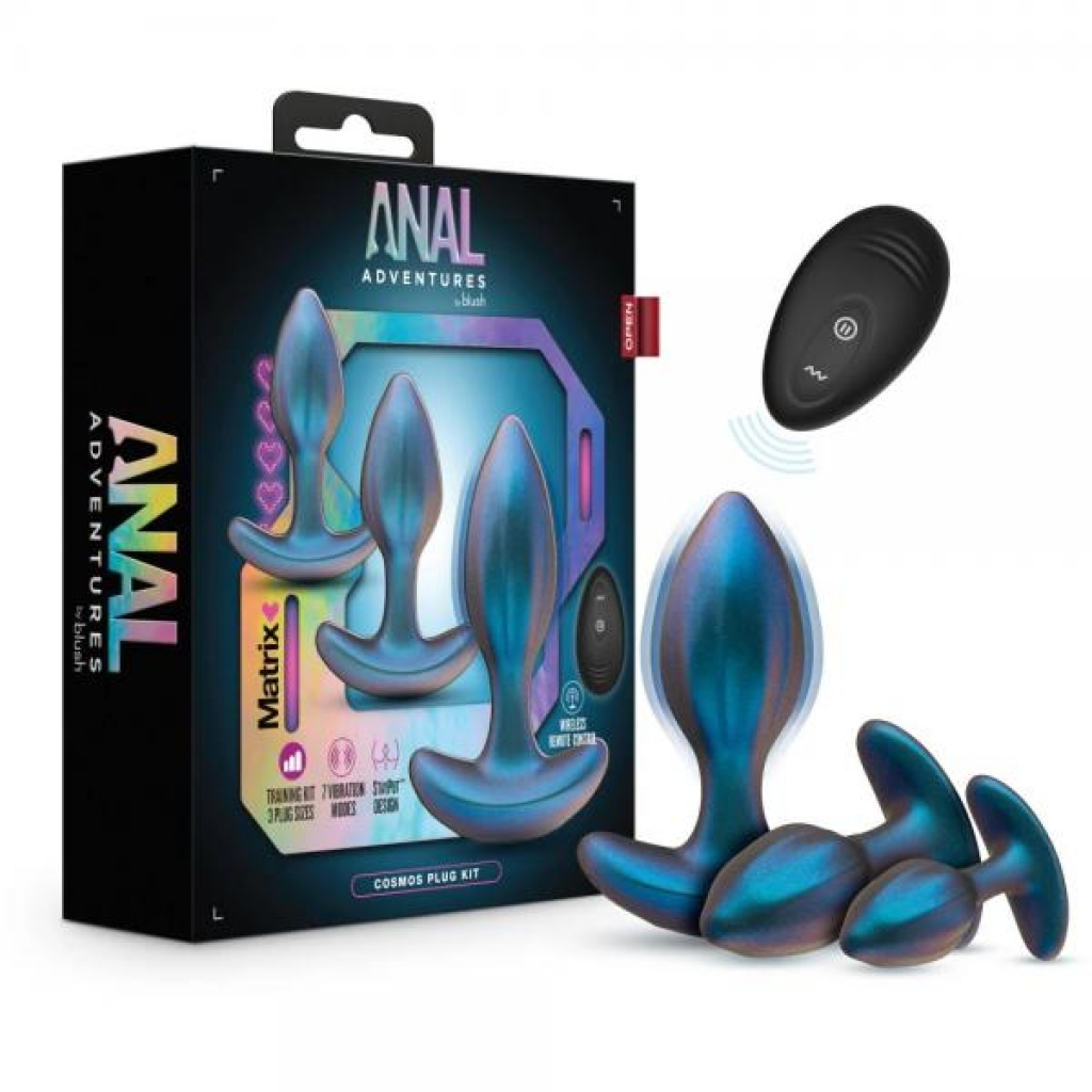 Anal Adventures Matrix Cosmos Plug Kit - Travel to New Heights