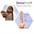 Dr Skin Plus 9in Thick Posable Dildo With Balls - Chocolate