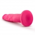 Neo 7.5 Inches Dual Density Cock - Neon Pink