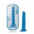 Neo 7.5 inches Dual Density Cock - Neon Blue