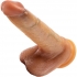 Renaissance Davinci 8 In. Sliding Foreskin Dildo - Tan