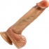 Renaissance Raphael 9.5 In Sliding Foreskin Dildo Tan